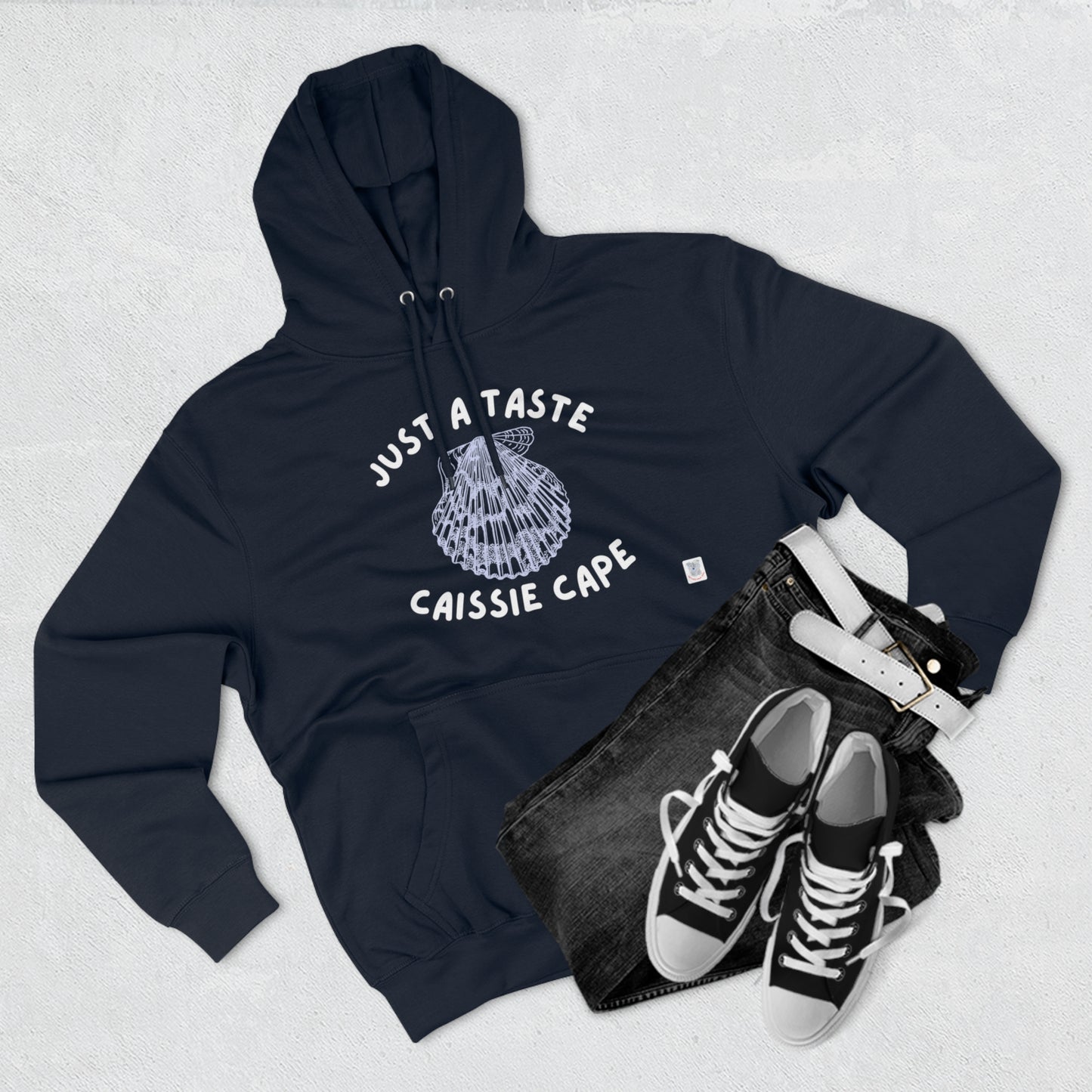 Caissie Cape New Brunswick Shell Pullover Hoodie (Navy)