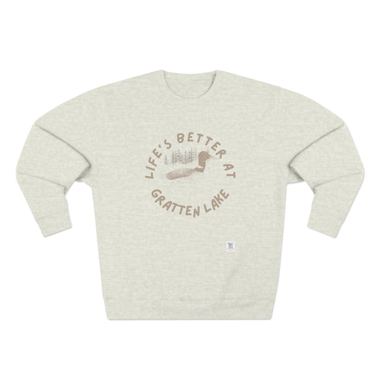 Gratten Lake Loon Crew Beige