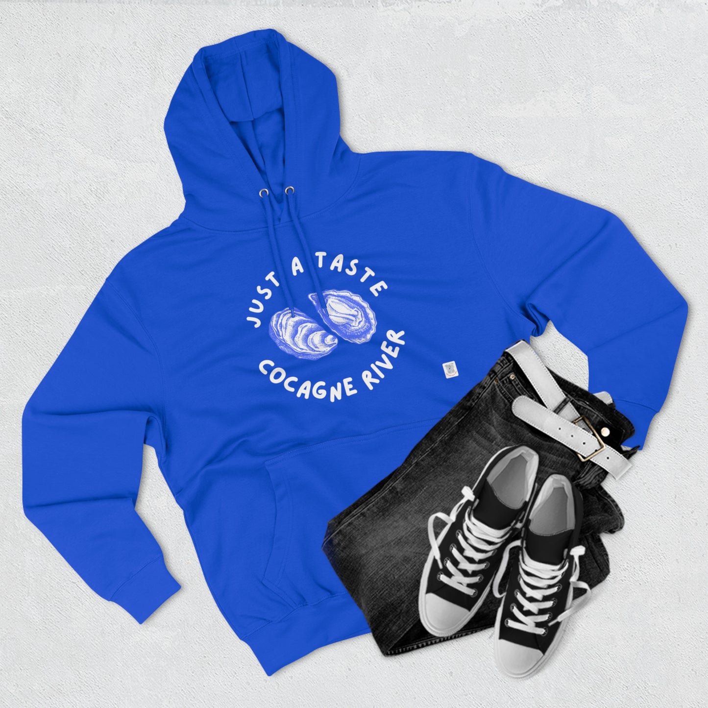 Cocagne River New Brunswick Pullover Hoodie (Navy)